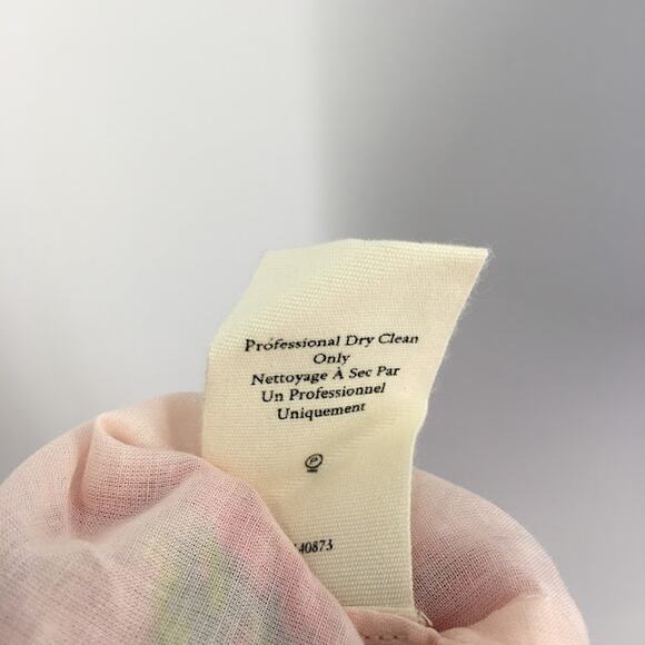 LoveShackFancy Ambrosia Pink Dress 6 Printed Broderie Anglaise Mini Dress - Picture 9 of 9